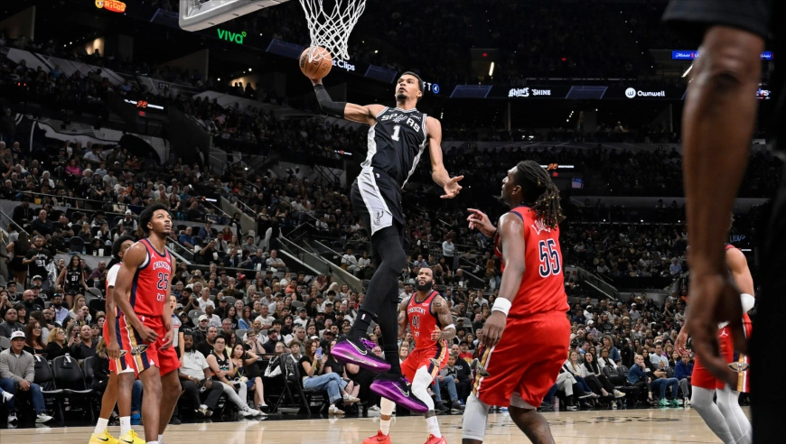 Top时刻｜9日NBA十佳球：文班霸王劈扣 约基奇陀螺转身戏耍