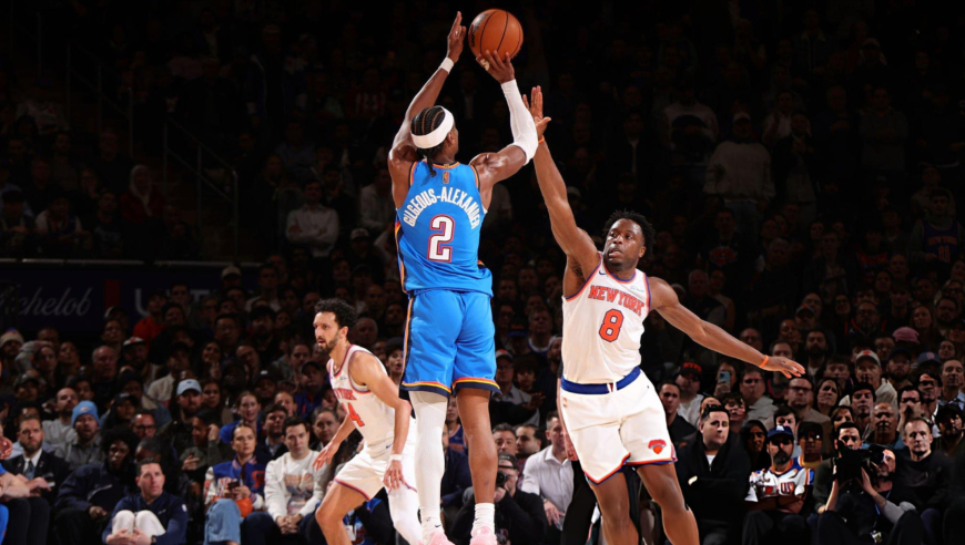 雷霆纽约决胜80秒：亚历山大关键三分多尔特险成罪人 布伦森OG连失绝平