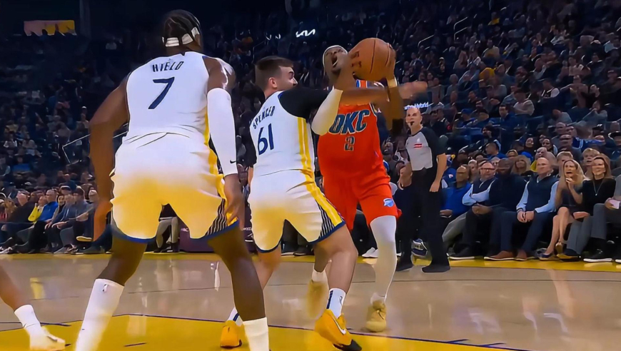 较上劲了！勇士连中三分+三罚全中 亚历山大连拿7分对抗勇士全队