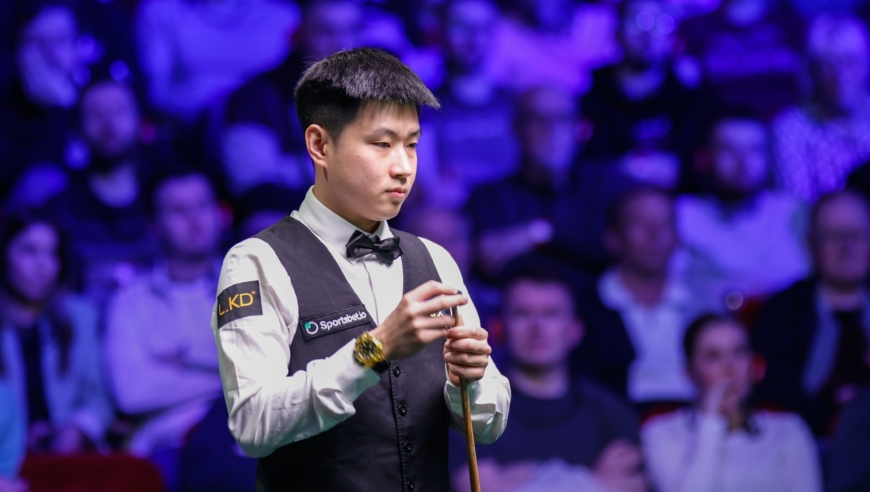 炸裂 赵心童地狱级难度薄底袋强行破百 准度惊为天人 全场叹为观止