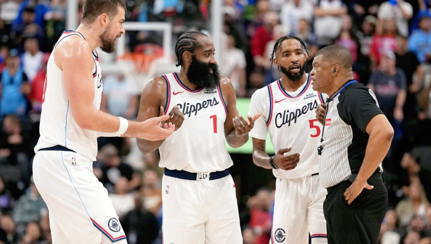 哈登比去年还猛！23+5+8+47%命中率，却救不了乱成一锅粥的快船