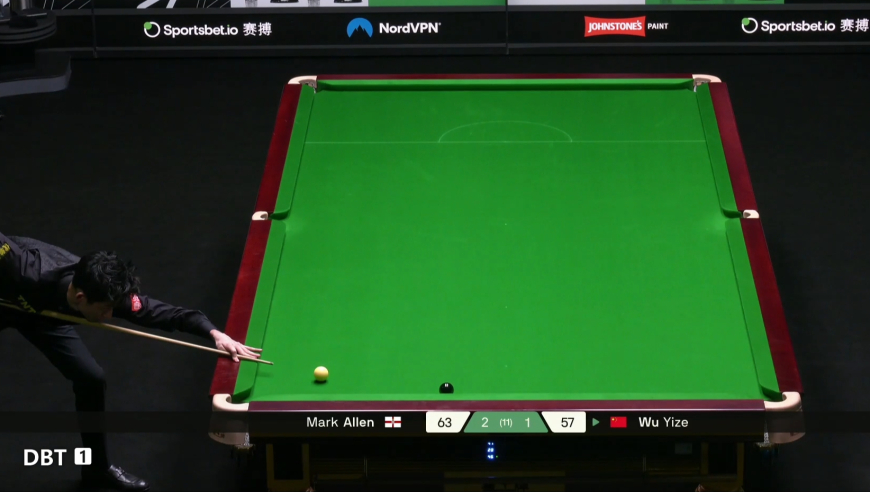 2026斯诺克球员锦标赛：吴宜泽这黑球该不该进攻？