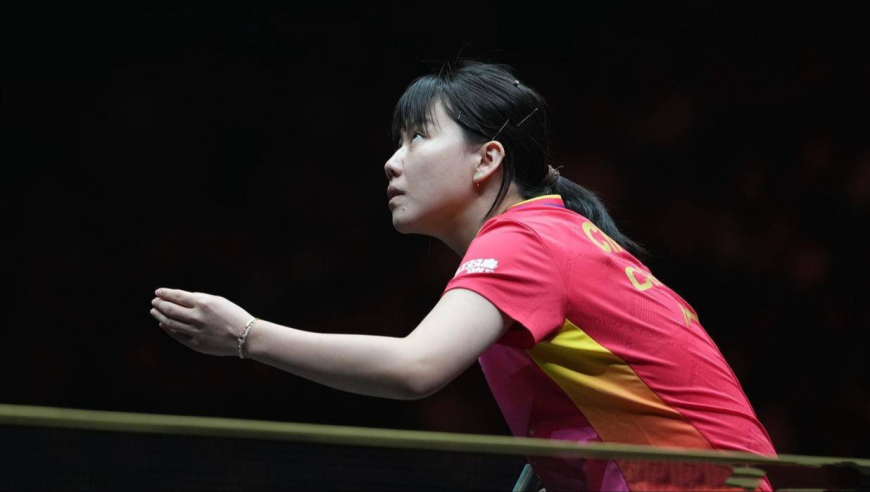 朱雨玲陈幸同20拍对轰全程！陈幸同教练疯狂鼓掌 朱雨玲无奈暂停