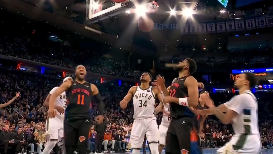 雄鹿尼克斯生死时刻：雄鹿2分钟一分未得 布伦森关键2+1收比赛