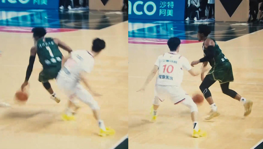 CBA神级运球！1米83外援狂秀15秒，紧逼不丢球各种神操作