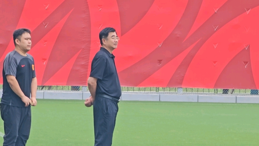 足协主席宋凯现场督战，U22国足恢复训练备战北马里亚纳群岛