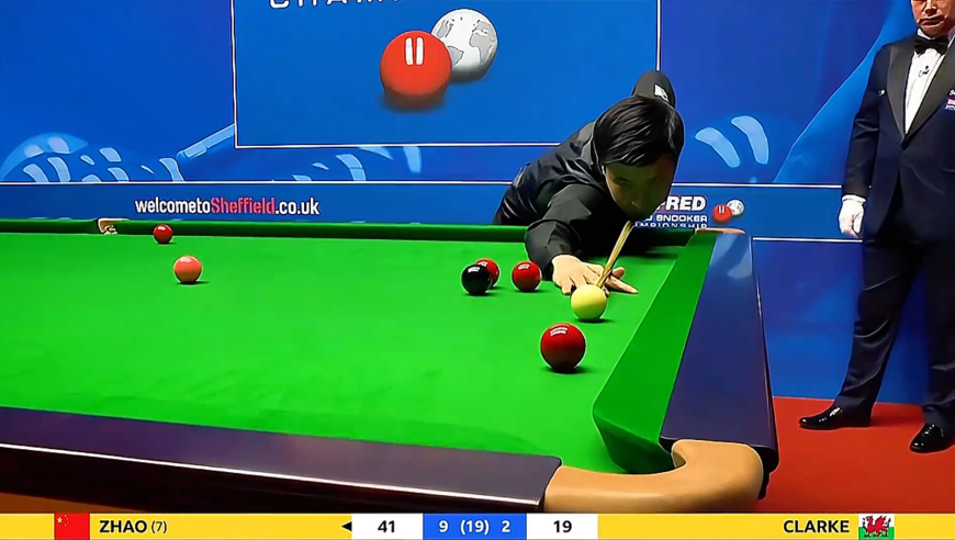 体坛记忆｜ 赵心童故意犯规拿捏对手！嘲讽值拉满，裁判_神级炸球价值20万