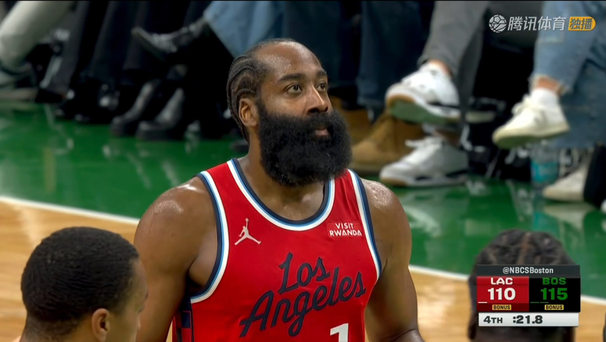 尽力了！哈登最后21秒连拿9分续命 可惜最后一投仓促错失绝杀