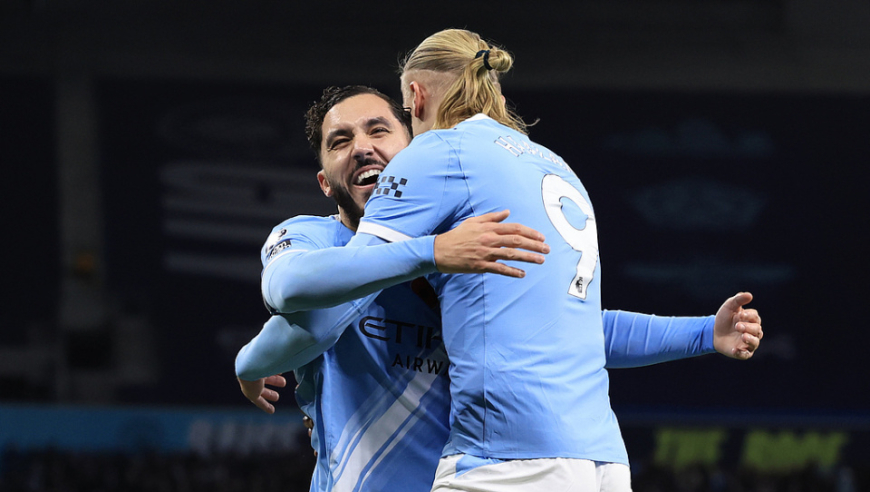 英超：曼城3-1升第2！终结黑马8轮不败 哈兰德单刀双响+10轮13球