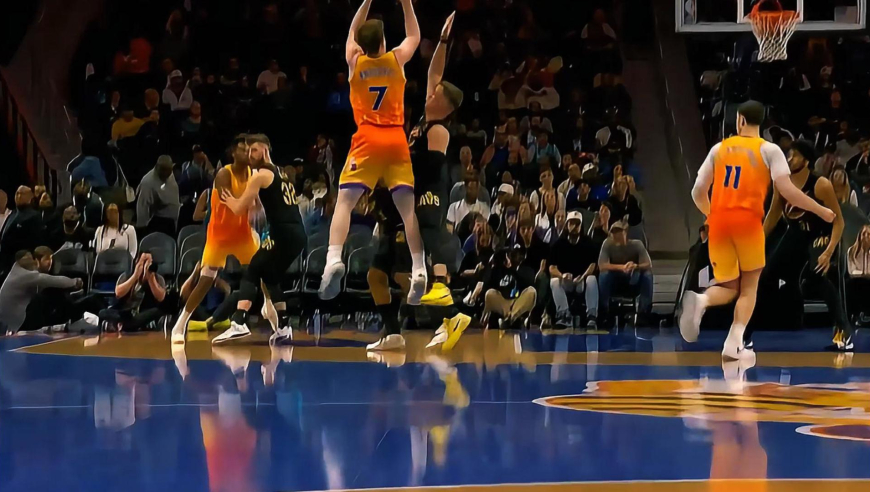 下一对水花兄弟？黄蜂鲍尔+克努佩尔连进三分两分钟轰11分反超骑士