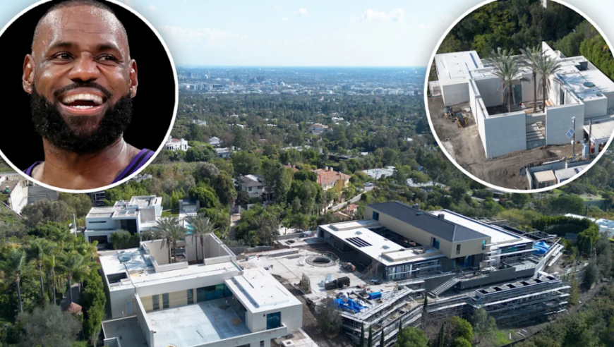 最新航拍！詹姆斯巨型豪宅加快建造进度 5年前3700万美元买下地皮