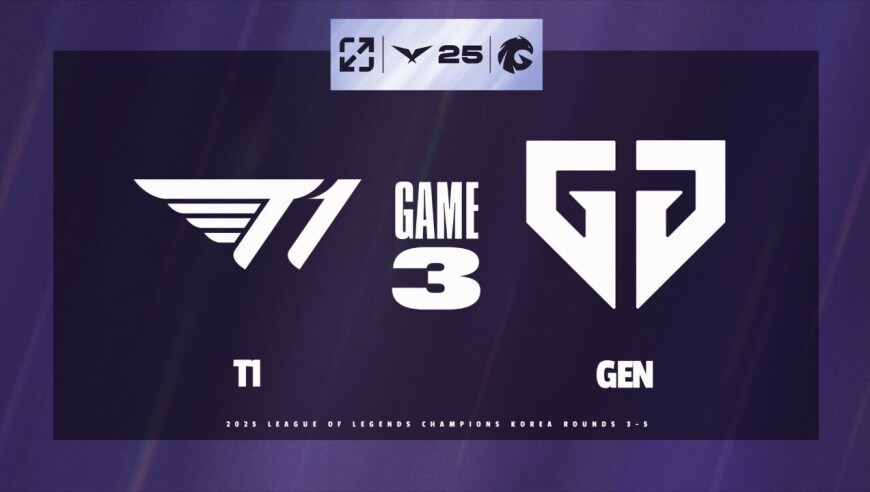 [LCK]【T1 vs GEN】第三局速看丨2025LCK第三轮丨20250725