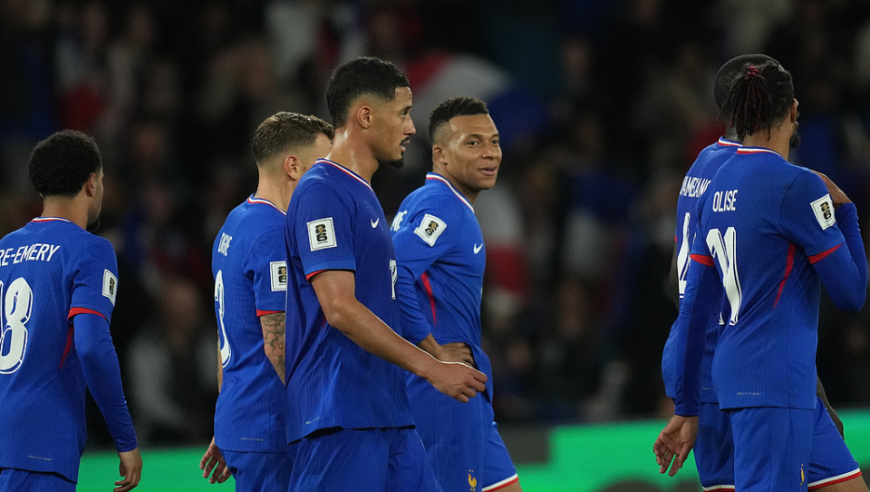 世预赛：法国4-0乌克兰 第17次进世界杯+连续8届入围 姆巴佩2射1传