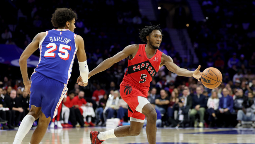 NBA常规赛：10战9胜！猛龙力克76人豪取5连胜 马克西24+9