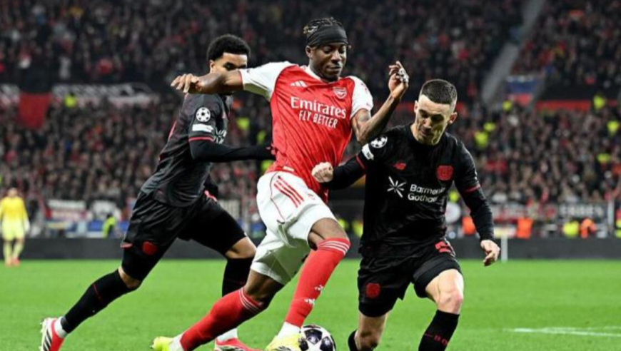 欧冠-8连胜终结！阿森纳1-1勒沃库森！马杜埃凯造点，哈弗茨绝平旧主