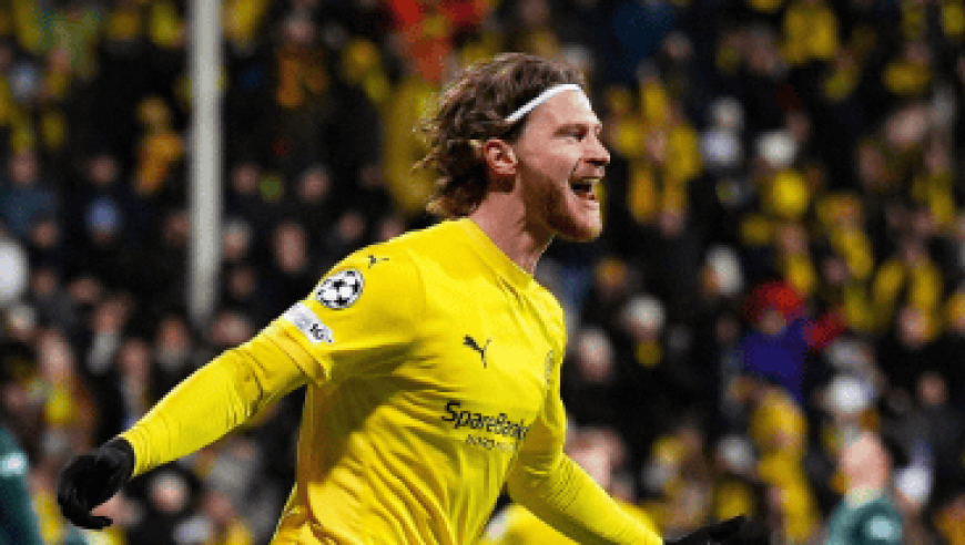 24分钟，霍格成为2019孙兴慜以来欧冠对曼城最早双响者