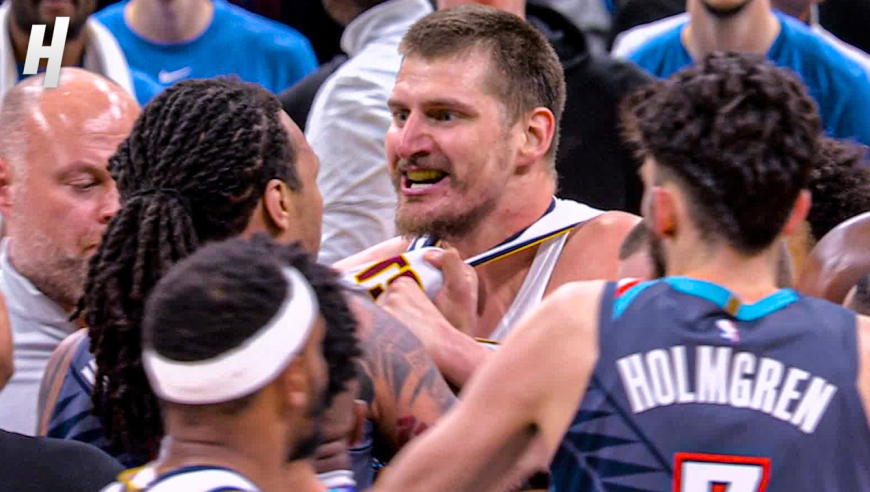 西部巅峰对决！掘金雷霆4次技犯+恶意犯规全过程，多尔特太阴了