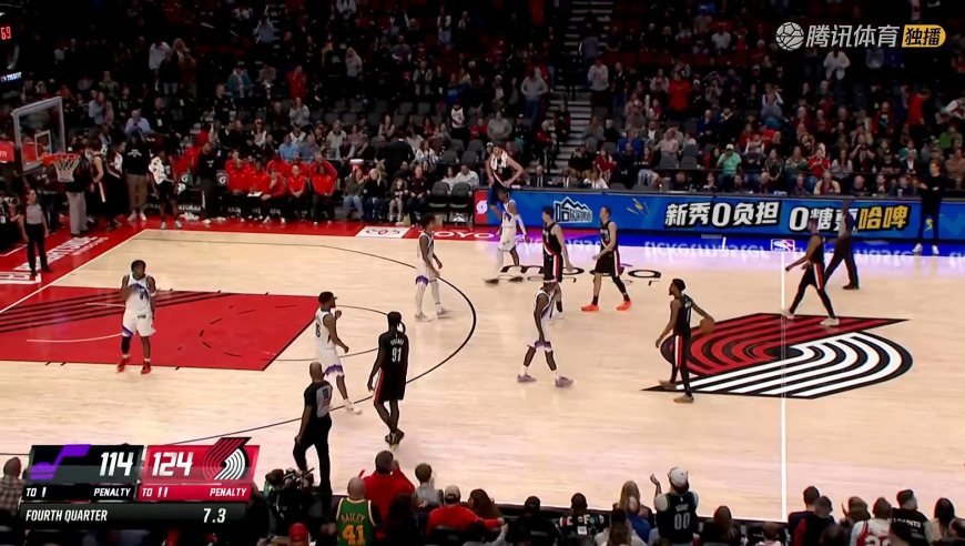 不给机会！杨瀚森最后48秒替补登场 啥都还没干比赛就结束了