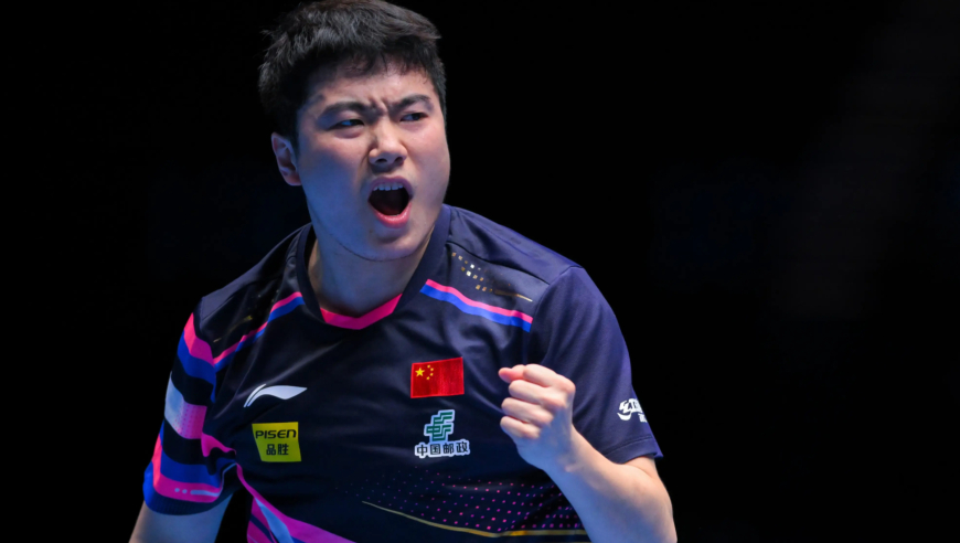 状态爆表！梁靖崑单局11-2阿鲁纳全程：连拿9分打懵非洲名将