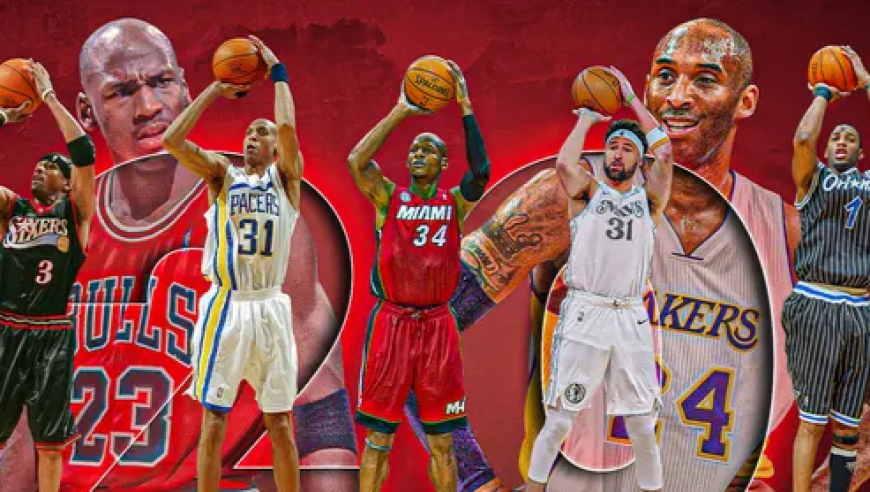 美媒评NBA历史20大分卫：乔丹居首科比第2 哈登第5麦迪第12