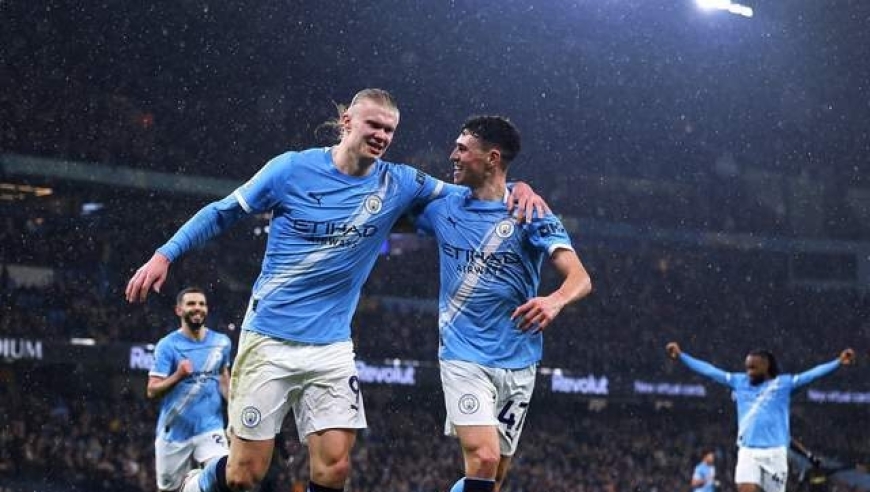 3-0！哈兰德连场闪耀，7200万先生7战4球，曼城大胜紧咬枪手