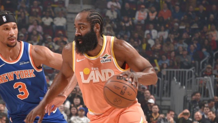 哈登20分率队轻取尼克斯！全场零罚球太罕见 加盟骑士7战6胜太强