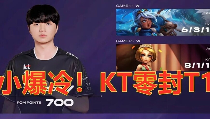 LCK第三阶段：小爆冷！KT零封T1，简直不可思议