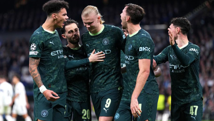 1-2！罗德里戈9个月首球 吕迪格送点 哈兰德创纪录 皇马惨遭曼城逆转