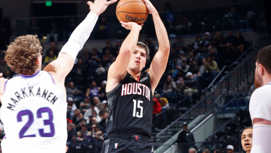 探花填满数据栏！谢泼德9分6板4助4断2帽：助飞火箭大胜爵士