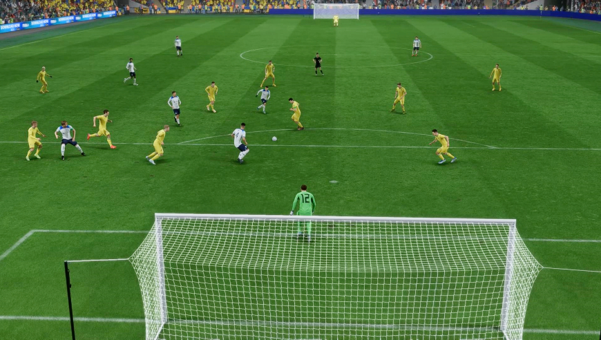 FIFA玩家整活：英格兰5-1乌克兰，凯恩传射，赖斯双响，来看大英群星秀