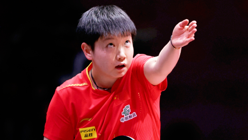 乒乓亚锦赛孙颖莎发威！决赛3-0横扫张本美和，国乒女团胜利在望