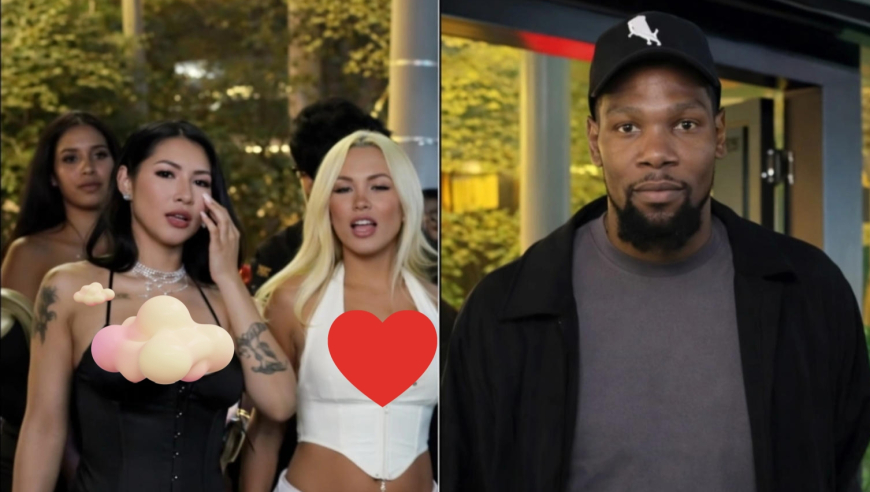 杜兰特太会玩了！赛后带20多位火辣模特聚餐，输球也不影响心情