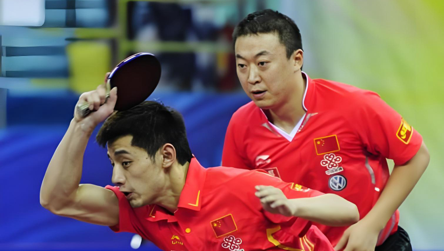 体坛记忆｜当马琳十八摸遇见张继科，名场面一秒上演，藏獒果然不是白叫的