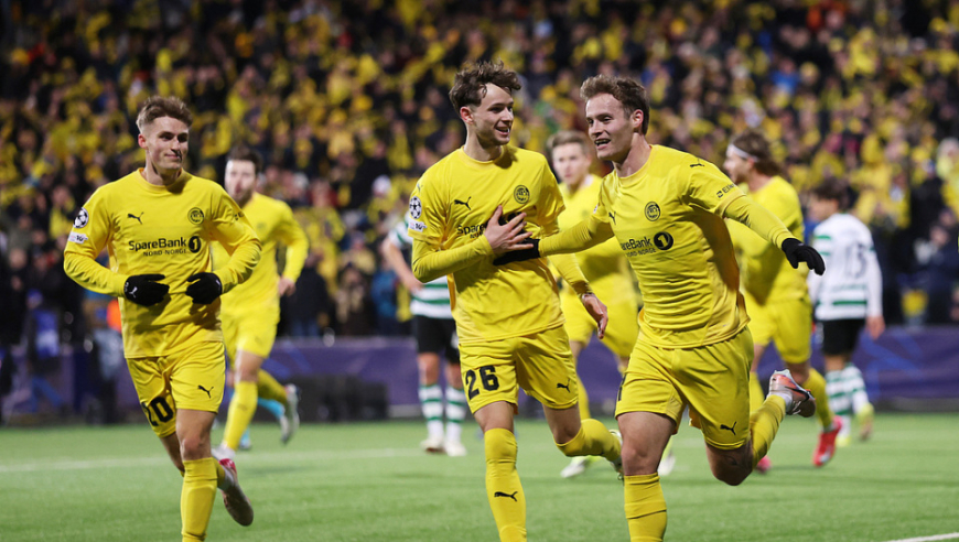 3-0！挪超黑马欧冠震撼5连胜，首次打进8强在望，5.4万人口小镇沸腾