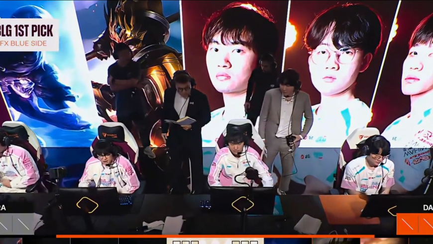 先锋赛BLG首局鱼塘局暴打BFX