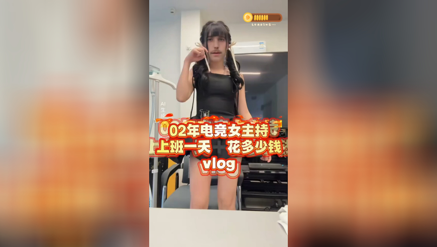 LPL主持周敢敢视频：浅拍一条潮流vlog