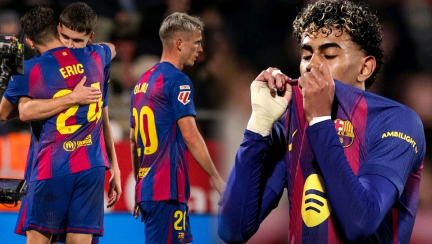 咆哮版解说巴萨1-2榜首让给皇马：亚马尔丢点郁闷，被争议进球绝杀