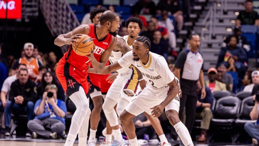 千古罪人！申京葬送火箭！摸不到球！杜兰特32+7+2+4，阿门触底反弹