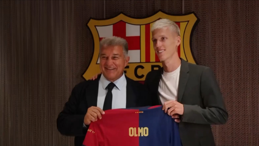 一传一射！奥尔莫的足球只为回到巴萨