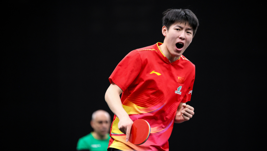 上场 | 19岁新星一战成名，力克世界杯冠军，缓解国乒男线危机