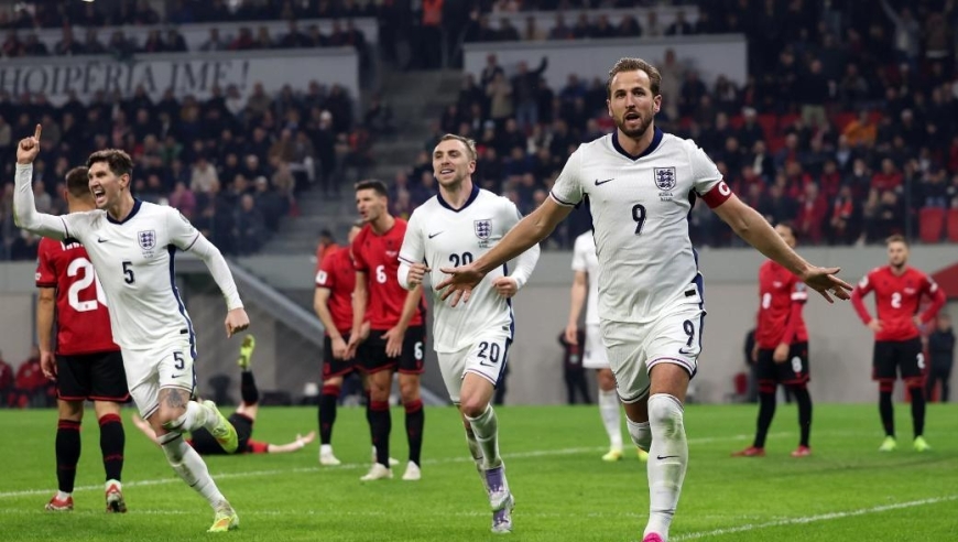 凯恩梅开二度，英格兰2-0阿尔巴尼亚豪取11连胜，一战造三大神迹