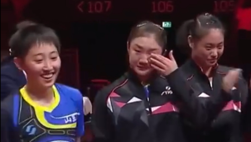 陈梦回应夺冠哭了：我们队只有王晓彤一个人在国家队 根本没想到能赢河北