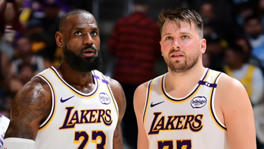 东皇组合发力！詹姆斯制霸篮下 东契奇单打+连送助攻湖人碾压独行侠