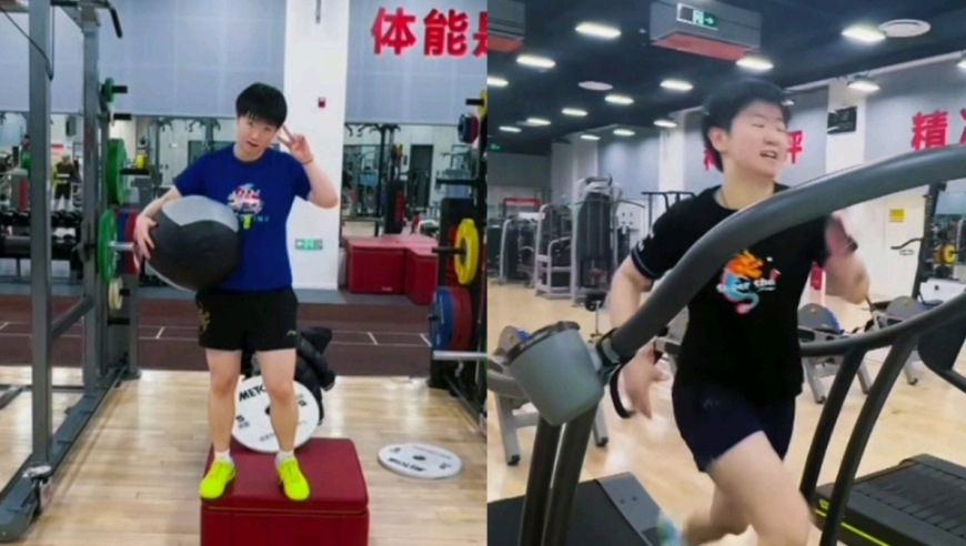 孙颖莎分享近日训练日常，并称大满贯见！
