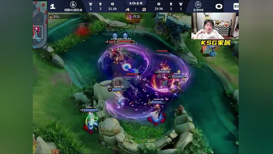 胜者组决赛AG二比零WB，一诺拿FMVP就是一分，钟意的惩戒回来了！