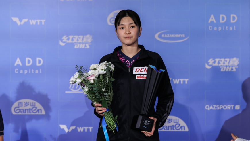 上场 | 日乒名将赢4位国乒选手夺冠，只剩孙颖莎和王曼昱能压制她