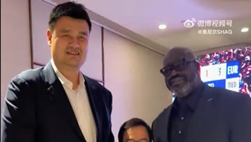 罕见同框！成龙晒与贝克汉姆、姚明、奥尼尔合影，奥尼尔：一个时代的同框