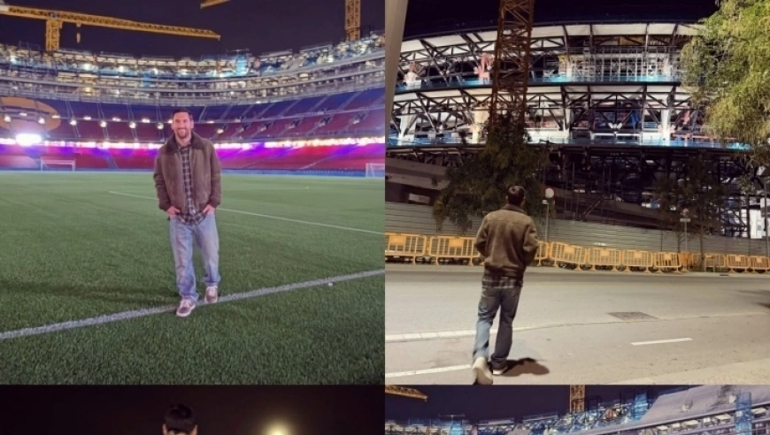 梅西如何进入诺坎普？保安一眼认出后放行，巴萨事后找补被打脸