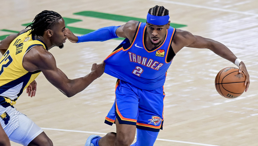 NBA总决赛：雷霆胜步行者总分1-1 亚历山大34+8解锁里程碑