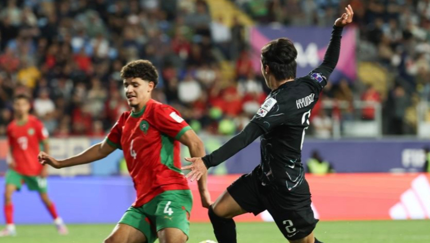 U20世界杯：摩洛哥2-1韩国晋级八强 扎比里破门+倒钩造乌龙